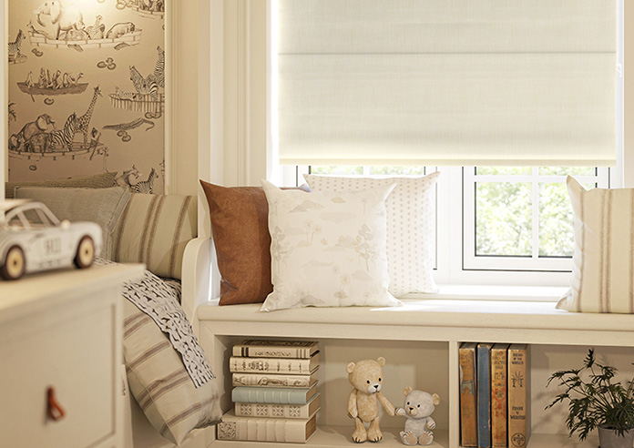Rhea, Meringue - Twist&Fit Roman Blind - Image 5